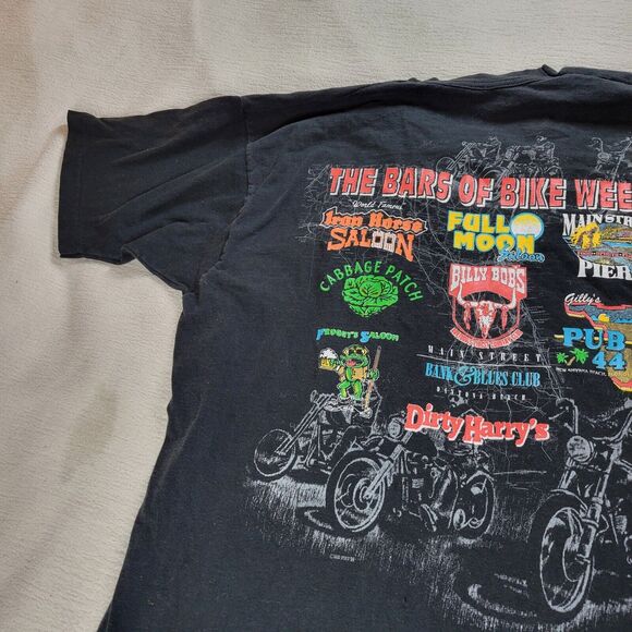 VTG Harley Davidson Shirt Mens Size XXL Daytona Beach Bike Week Single Stitch - Picture 16 of 16